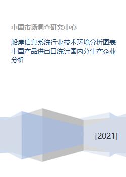 船岸信息系统行业技术环境分析图表 中国产品进出口统计国内分生产企业分析